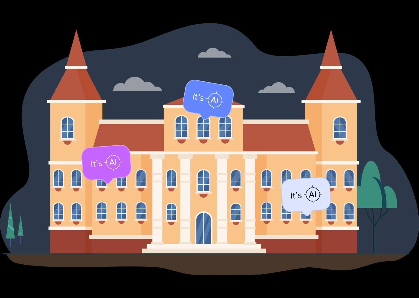 AI detector for schools and universities — product illustration