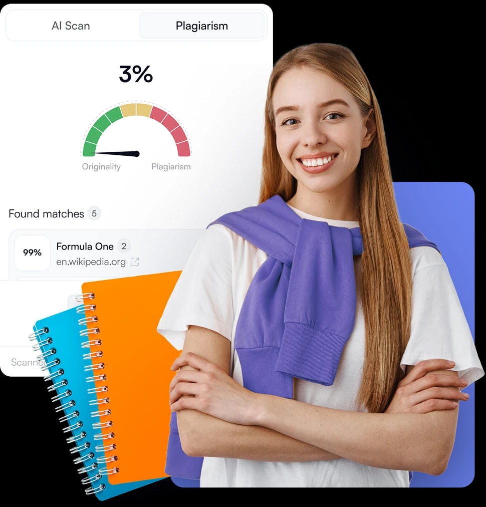 AI detector for students — product illustration